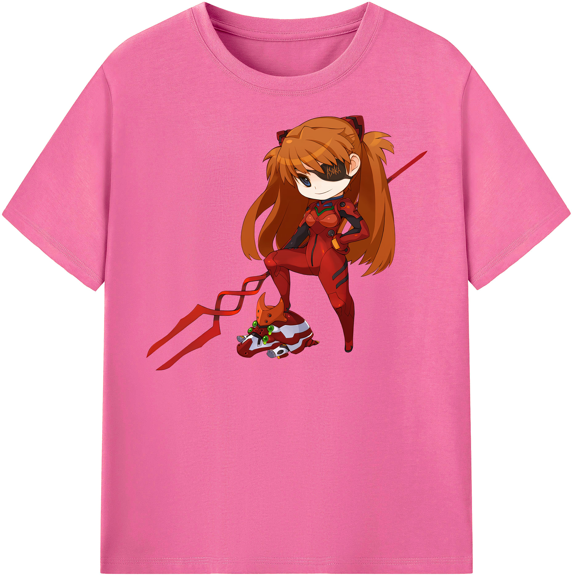 （画像用） EVA 新世紀エヴァンゲリオン レディースカジュアルプリントTシャツ（綿100％）